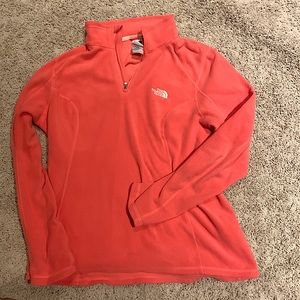 North face 1/4 zip fleece